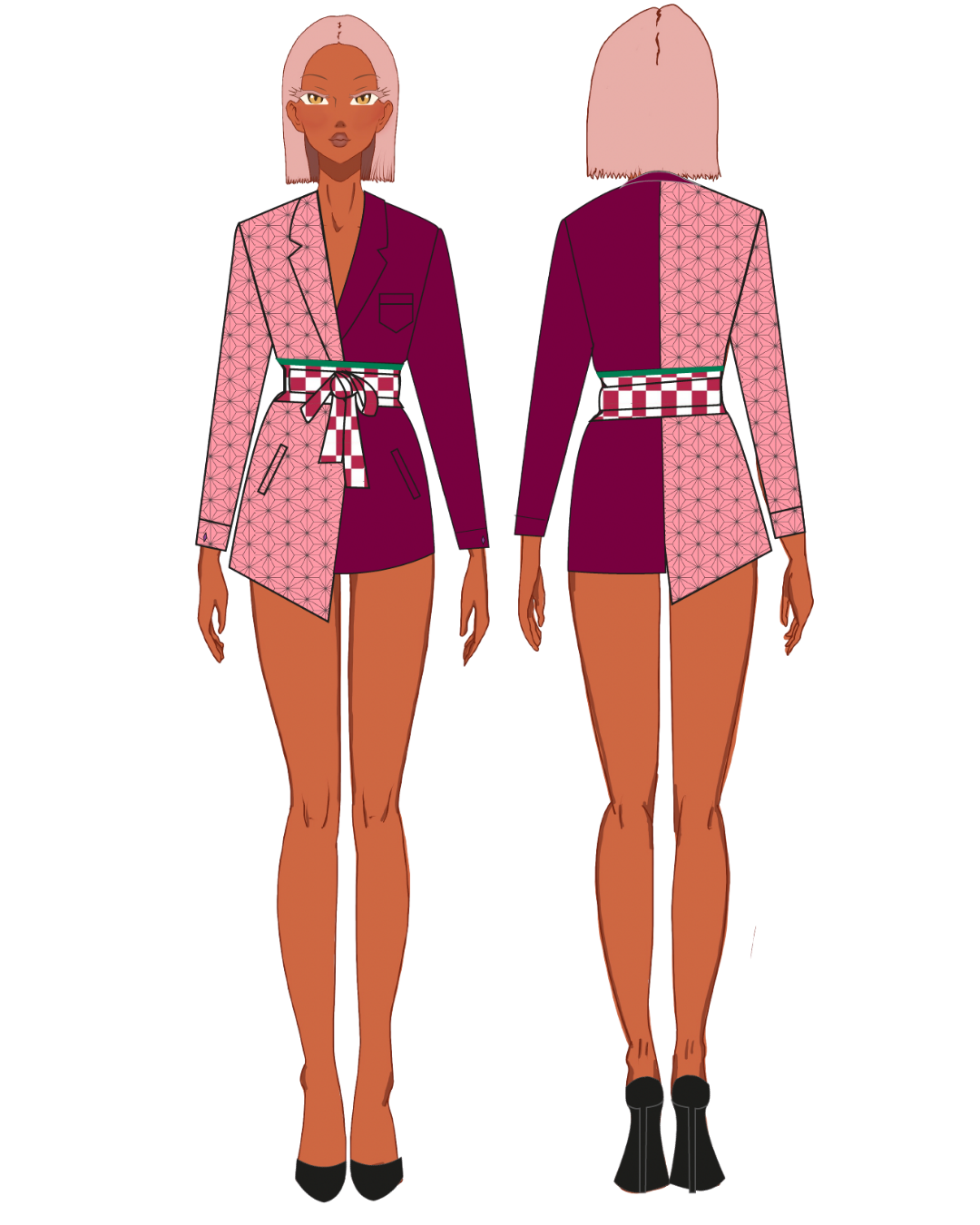 Crimson Bloom Blazer (Preorder)