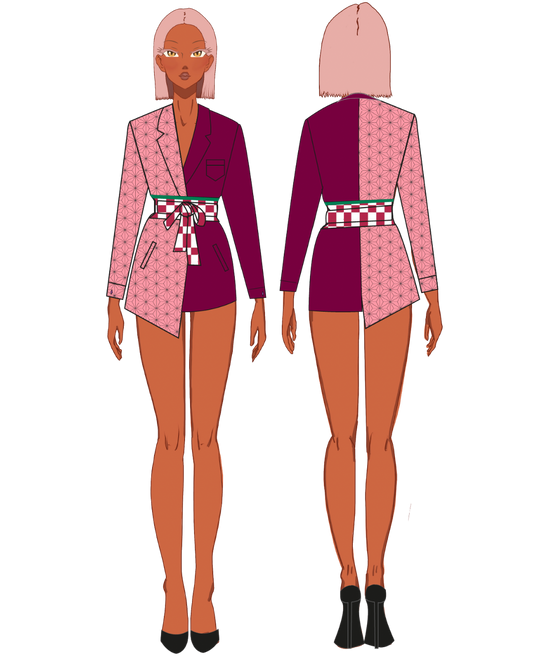 Crimson Bloom Blazer (Preorder)